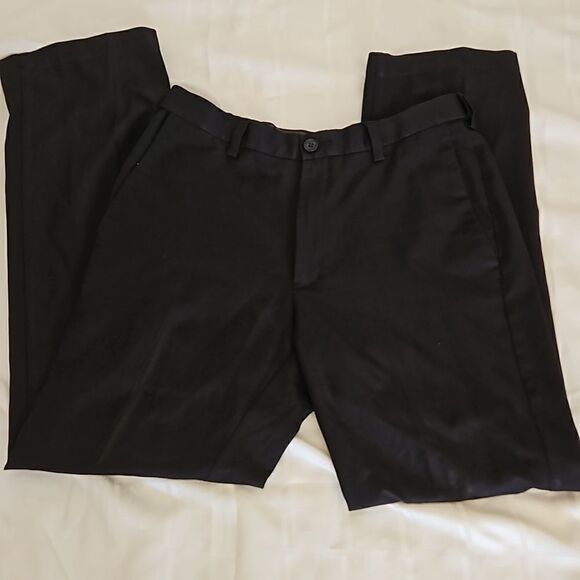 Haggar Men Casual Dress Pants 32×32 Black - Picture 16 of 16